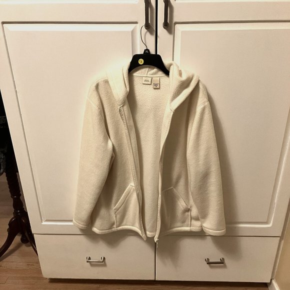 Falls Creek Jackets & Blazers - Falls Creek Fleece Jacket - White XL